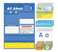 Calendrier D'apprentissage - De Poche D'apprentissage Alphabet | Fournitures Pour Enseignants | Calendrier Pour | Tableau De Poche En ucative | Fournitures De Lit Pratique