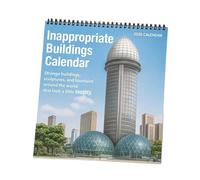 Calendrier d'architecture moderne Twenty Twenty Six - Grand format - Papier blanc - Convient pour les ateliers de planification et le bureau - Calendrier de bureau pour spécialistes