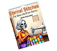 Calendrier D'art De Dessin Animé 2026 Avec Feuilles De Papier Épaisses Couleurs Colorées Date Facile À Lire Illustrations Créatives Marquage De La Date