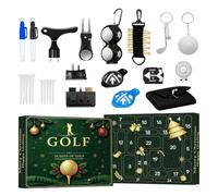 Calendrier d'aventure de golf 2026 - Boîte de compte à rebours 24 jours | Ensemble de balles de golf pour homme, papa, mari