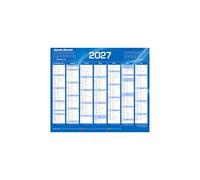 Calendrier de Banque Bleu 18x13,5cm carton rigide - 2027