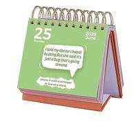 Calendrier de Blagues 2026 - Défi À Humour Décoration Maison - Planning Journalier - Pour Habitudes Lecture Étude École Tâches Ménage Sport Vacances Fêtes Anniversaire Voyage