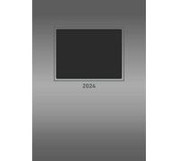 Calendrier de bricolage photo argenté 2024 - 21 x 29,7 cm - Do it yourself calendar A4 - daté - Calendrier créatif - Calendrier photo Alpha Edition