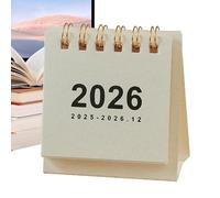 Calendrier de bureau - 12 mois de janvier à décembre 2026 - Planificateur quotidien annuel - Pour bureau esthétique, salle de classe, enseignant, maison, chambre d'étudiant