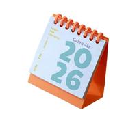 Calendrier de bureau 12 mois, référence de janvier 2026 à décembre 2026, calendrier mensuel à reliure double spirale pour notes et rendez-vous