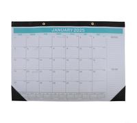 Calendrier de bureau 18 mois 2025 de juillet 2025 à décembre 2026 pour une utilisation personnelle et professionnelle à la maison, à l'école et au bureau avec grandes dates (bleu)