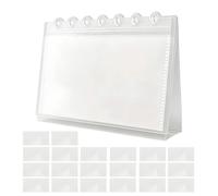 Calendrier de bureau, 20 pages de recharge remplaçables, support vertical pour photos de bureau avec base robuste, décoration de maison et de bureau pour salon, chambre, dortoir, table de chevet