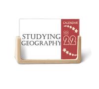 Calendrier de bureau 2022 avec phrase courte pour étudier la géographie 12 mois