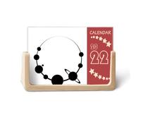 Calendrier de bureau 2022 avec planètes autour du bracelet - Art déco - 12 mois