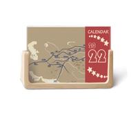 Calendrier de bureau 2022 « Old Age Journey to the Silk Road Map » - 12 mois
