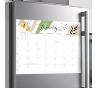 Calendrier de bureau 2024-2025 - Calendrier magnétique pour bureau de janvier 2024 à juin 2025, 18 mois pour une organisation facile