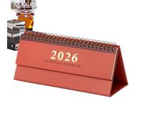 Calendrier de bureau 2025-2026 | Calendrier 2026 à feuilles détachables avec pour planification et rendez-vous - Agenda décoratif pour enseignants adultes Bureau école studio gym