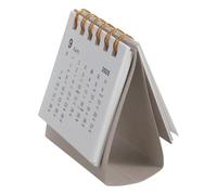 Calendrier de bureau 2025 avec papier à lettre lisse, essentiel pour la décoration de bureau et la gestion du temps, calendrier de conception élégant