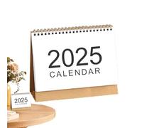 Calendrier de bureau 2025 - Calendrier mensuel - Septembre 2024 à décembre 2025 - Calendrier mensuel à double fil pour l'école