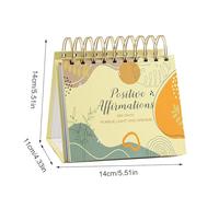 Calendrier de bureau 2025 inspirant pour la maison, le bureau, esthétique, affirmations quotidiennes, citations motivantes pour la famille, les amis, les collègues, cadeau 2025