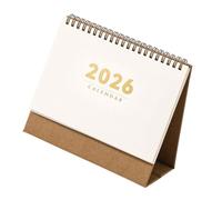 Calendrier de bureau 2026, 16 mois, référence de septembre 2025 à décembre 2026, calendriers mensuels à reliure double spirale pour notes, rendez-vous, grand calendrier avec espace d'écriture