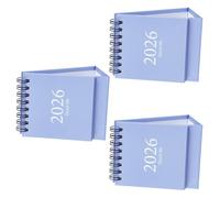 Calendrier de bureau 2026, 19 mois, référence de janvier 2026 à juillet 2027, reliure mensuelle à double spirale pour notes, rendez-vous en anglais
