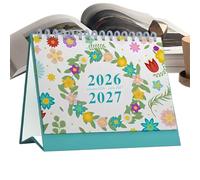 Calendrier de bureau 2026-2026 - 2026 - Planificateur mensuel hebdomadaire avec notes, journal de table 2026-2027 pour rendez-vous Planification de l'agenda Bureau à la maison, salle de classe