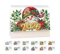 Calendrier de bureau 2026 à faire soi-même, de janvier 2026 à décembre 2026, calendrier d'art diamant, calendrier créatif en papier épais avec décorations de liste de choses à faire