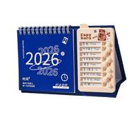 Calendrier de bureau 2026 avec gestion efficace du temps pour atteindre des objectifs quotidiens et progrès de discipline automobile, décoration de la maison