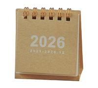 Calendrier de bureau 2026, bloc-notes avec grand espace d'écriture, organiseur de planification du papier, design épuré, pour le lieu de travail, l'école, la maison, le dortoir, la salle de classe