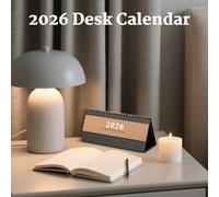Calendrier de bureau 2026 | Calendrier de table 2026 détachable mensuel - Fournitures de bureau, planificateur pour l'école à domicile, planification, des rendez-vous, étude, étudiants