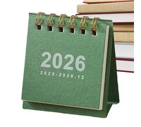 Calendrier de Bureau 2026, Calendrier Mensuel Portable, Agenda Quotidien Organisateur Annuel pour Planification avec Fournitures de Bureau Esthétiques pour Enseignants et Familles