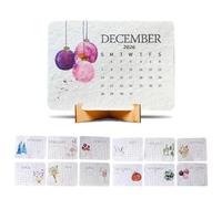 Calendrier De Bureau 2026, Clair Et Durable, 14 X 10 X 1 Cm, Calendrier Quotidien, Planificateur De Bureau De Motivation, Design Facile À Retourner, Pour La Maison, Le Travail, L'école