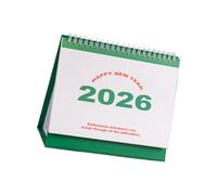 Calendrier de bureau 2026 de 12 mois, de janvier à décembre, reliure à double spirale pour notes, planifications, rendez-vous, organisation, décoration de vacances
