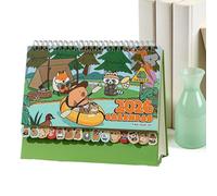 Calendrier de bureau 2026 - Design Capybara mignon, pages en papier épais, calendrier debout, planificateur capybara décoratif 2026 | Monthly Schedule Organizer for Kids, Adults, Boys, Girls, Home