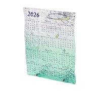 Calendrier de bureau 2026 en acrylique transparent - Calendrier de bureau de 12 mois - Pour la maison, l'école, le dortoir, les études, la planification des rendez-vous, la décoration, l'organisation