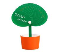 Calendrier de bureau 2026 en forme de bourgeon, porte-stylo en forme de cube - Pour hommes, femmes, collègues, bureau, employés, nouvel an, adultes, fête des pères