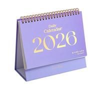 Calendrier De Bureau 2026 | Grands Carnets avec Mise en Page à Grille et 2 Autocollants,Calendrier 2026 pour le Bureau - pour Maison Travail Étude École Vacances Voyage Crèche Fête Appartement