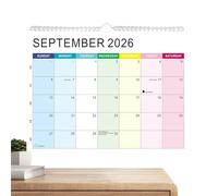 Calendrier De Bureau 2026 Hebdomadaire Et Avec Jours Fériés | Calendrier Mensuel 2026-2027 Planificateur Pour Maison Bureau École Rendez-vous Planning Académique Noël Et Nouvel An