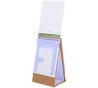 Calendrier de Bureau 2026 Mensuel, Compact, Papier, Spirale, Pliable | Minimaliste et Moderne, pour Petites Tables, Prise de Notes Facile, Suit Rappels et Dates Importantes