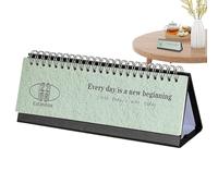 Calendrier de bureau 2026, mensuel et hebdomadaire de motivation - Petit calendrier de bureau de janvier à décembre, pour planifier la maison, le bureau, la salle de classe, le collage, le dortoir