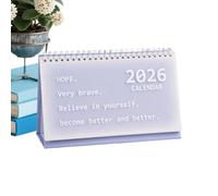 Calendrier de bureau 2026, organisateur de décoration portable de style coréen, planificateur de bureau, pour enseignant, salle de classe, école, famille, réfrigérateur, travail à domicile, et