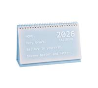 Calendrier de bureau 2026 - Organiseur mensuel de décoration de style coréen, facile à organiser - pour salle de ureau, école, famille, maison, travail enfants et femmes