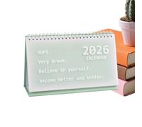 Calendrier de bureau 2026 - Organiseur mensuel de décoration de style coréen - Pour salle de classe, bureau, école, famille, maison, travail et femmes