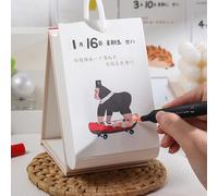 Calendrier De Bureau 2026 | Planificateur Annuel Esthétique,Calendrier À Colorier DIY À Faire Soi-Même,Pour Maison Bureau Salon École Décoration Murale