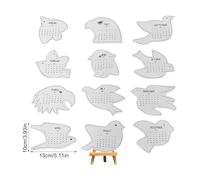 Calendrier de bureau 2026 - Planificateur en forme d'oiseau, 1 agenda mensuel pour tables, support animal amusant avec feuilles de papier, matériel de papeterie, outil de planification pour femmes