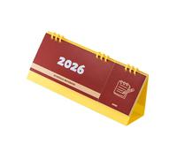 Calendrier de bureau 2026 portable mensuel avec mémo d'écriture pour la maison, l'horaire quotidien