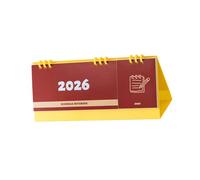 Calendrier de bureau 2026 portable mensuel journalier avec mémo d'écriture pour la maison, le bureau, la planification quotidienne avec notes