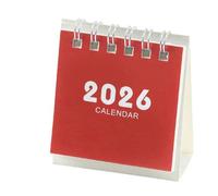 Calendrier de bureau 2026, références de 17 mois, s ' étend d ' août 2025 à décembre 2026, calendrier mensuel de table de bureau pour plans, notes, planificateur académique portable