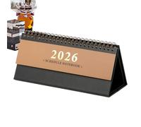 Calendrier de bureau 2026 | Standing Coil Tear Off - Calendrier de bureau 2026 - Planificateur inspirant - Décoration de table pour étudiants d'étudiants, salle de classe, bureau à domicile