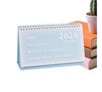 Calendrier de Bureau 2026,Style Coréen Planificateur Mensuel Portable,Calendrier De Bureau Facile À - Pour Enseignant Salle De Classe École Famille Frigo Maison Travail