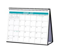 Calendrier de bureau 2027-2027, 25,4 x 21,1 cm
