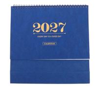Calendrier de Bureau 2027 à Feuillets, Planificateur Spiralé Double face | Papier Résistant aux Plis, Espace Généreux pour Organiser Tâches et Rendez-Vous, Support Stable Peu Encombrant, Bureau Maison