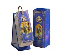 Calendrier de bureau 365 jours - planification artistique | calendrier de bureau 365 jours 2026 en papier | pour salle de classe dortoir salon chambre d'étudiants garçons adultes enseignants