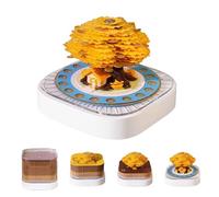 Calendrier de Bureau 3D 2026 - Arbre Bloc-notes Arts et Artisanat - Calendrier De Table Cabane Dans L Arbre Bloc-Notes A Feuilles Detachables - pour Bureau École Appartement Collège Enseignant Étudian